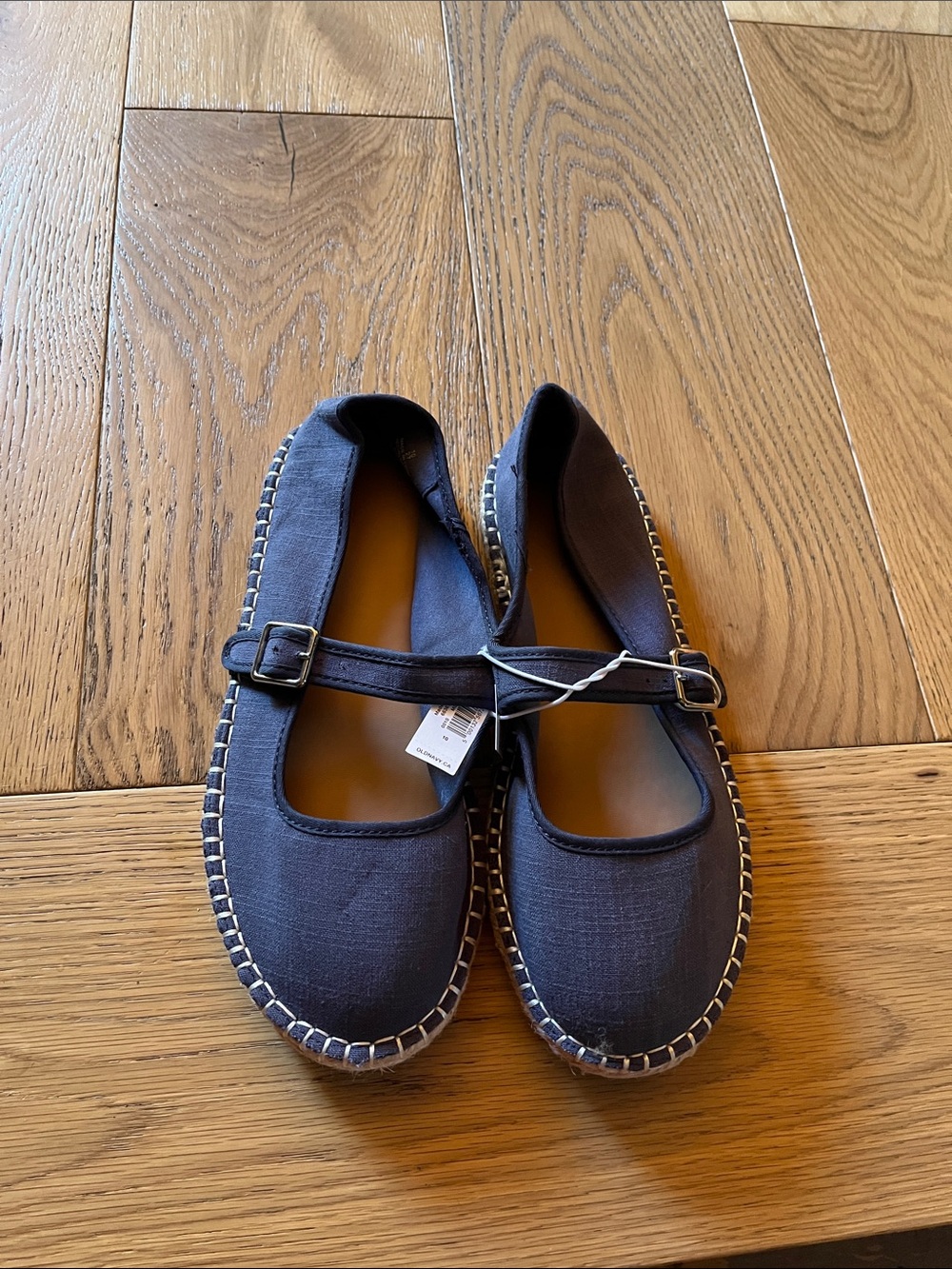 Old Navy Navy Mary Jane Espadrille Flats